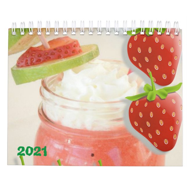 2021 Calendar Strawberry (Back)