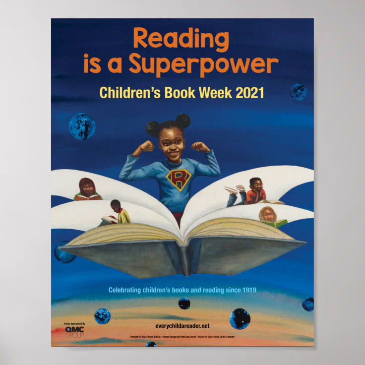2021 Children's Book Week Poster Zazzle