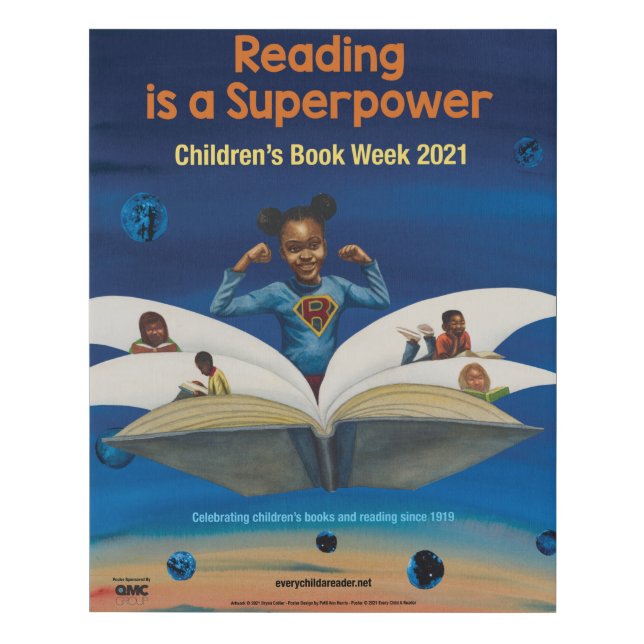 2021 Children's Book Week Poster Faux Canvas Print (Front)