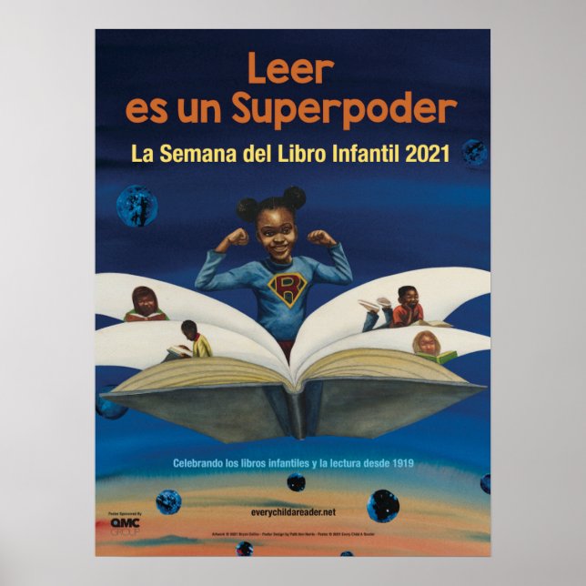 2021 Children's Book Week Poster Spanish (Front)