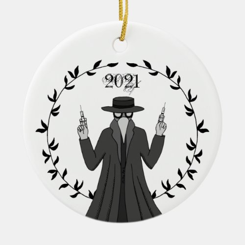 2021 Christmas Ornament COVID Pandemic Vaccine 