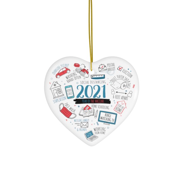 2021 Christmas Vaccine Year Covid Commemorative  Ornament (Creator Uploaded)