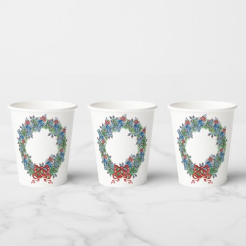 2021 Christmas Wreath Ginger Jars Paper Cups