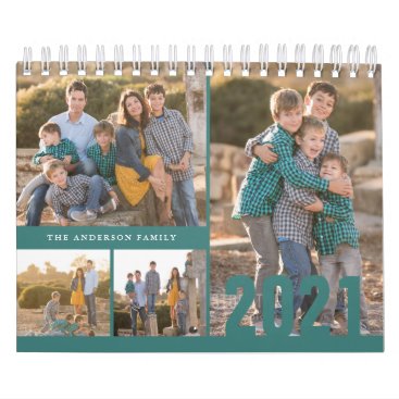 2021 Custom Photo Calendar Create Your Own Green