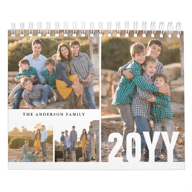 2021 Custom Photo Calendar Modern Create Your Own (Cover)