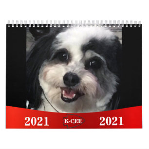 2021 Cute K-Cee Zuchon Dog Calendar
