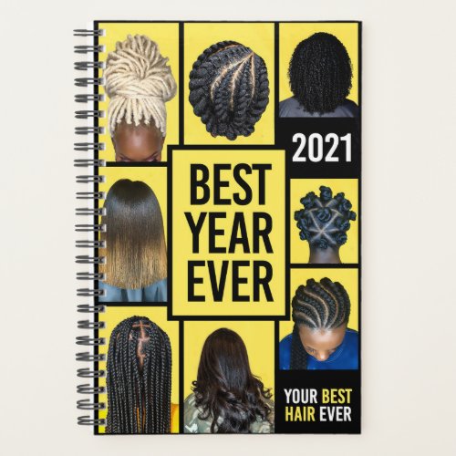 2021 Daily Planner for Life Goals and Hair Care