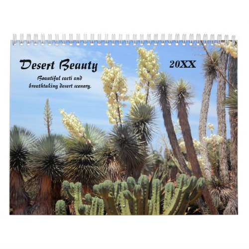 2021 Desert Beauty Calendar