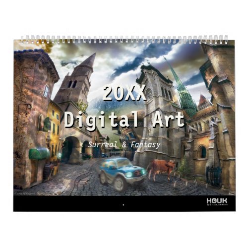 2021 Digital Surreal  Fantasy Art Calendar