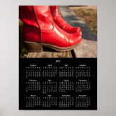 2019 Cowboy Boots Calendar 