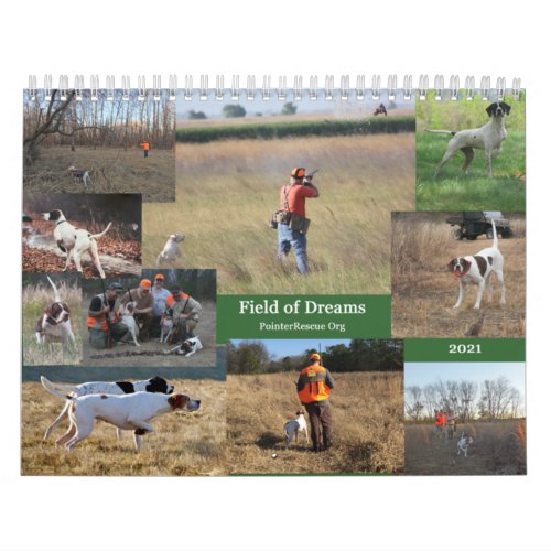 2021 Field of Dreams Upland Birdhunting Calendar