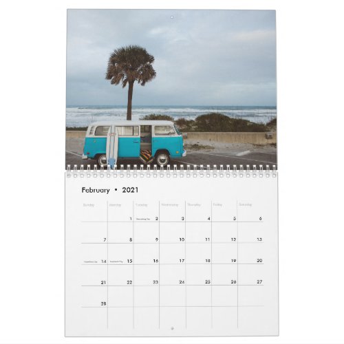 2021 Florida Space Coast Calendar