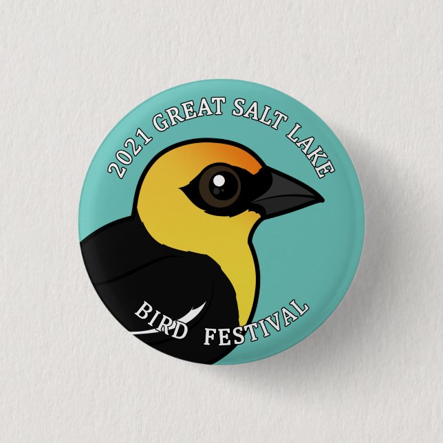 2021 Great Salt Lake Bird Festival Button (Front)