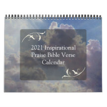 2021 Inspirational Praise Bible Verse Calendar