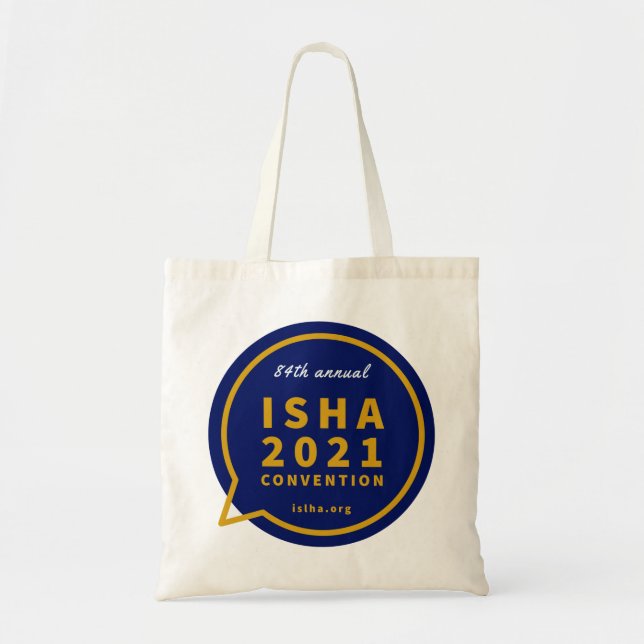 2021 ISHA convention bag (Front)