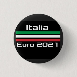 2021 Italia Euro T-shirt Button