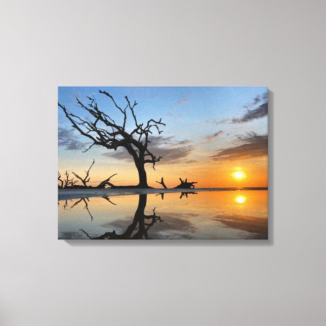 2021 jekyll island sunrise #4 canvas (Front)