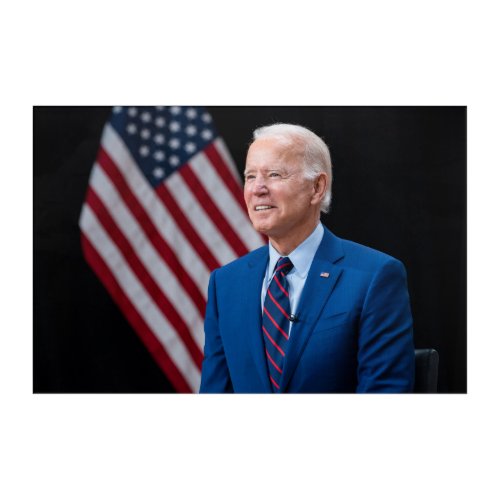 2021 Joe Biden US President Portrait Acrylic Print