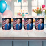 2021 Joe Biden US President Portrait Can Glass