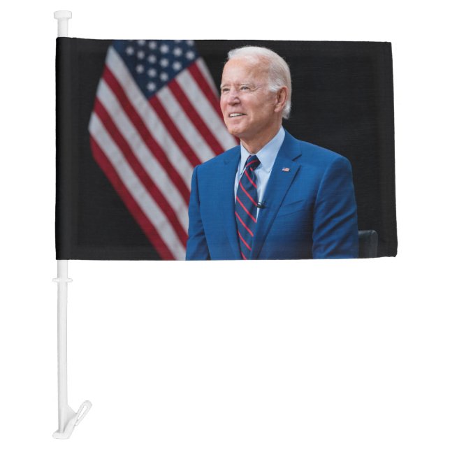 2021 Joe Biden US President Portrait Car Flag (Front)