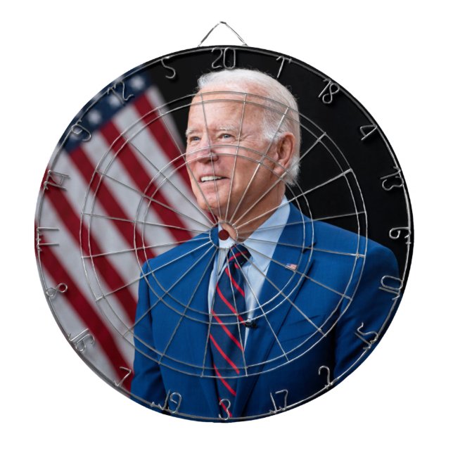 2021 Joe Biden US President Portrait Dart Board (Front)