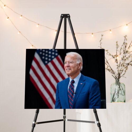 2021 Joe Biden US President Portrait Foam Board