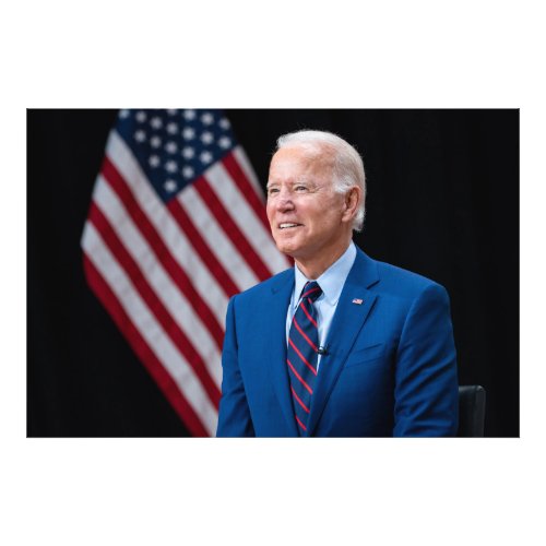 2021 Joe Biden US President Portrait Photo Print