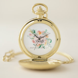 2021 JW Convention -Powerful by Faith Pocket Watch