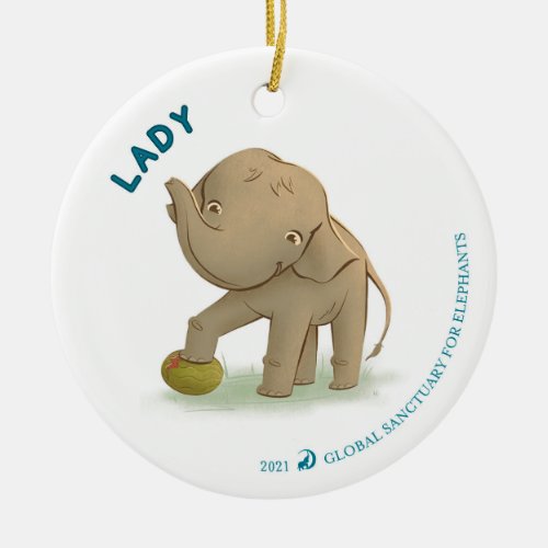 2021 Lady Holiday Ornament