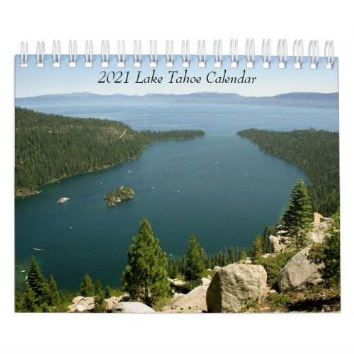 2021 Lake Tahoe Calendar