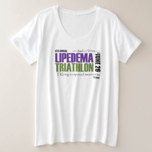 2021 Lipedema Triathlon _ Plus Size Shirt