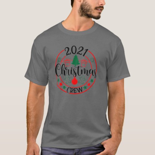 2021 Merry Christmas Crew Family Matching Group Gi T_Shirt