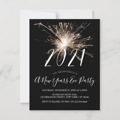2021  New Years Eve Party Invitation