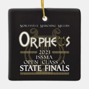 2021 Noblesville Marching Millers - State Finals Ceramic Ornament
