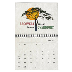 2021 One Day at a Time Inspiration Recovery Quotes Calendar
