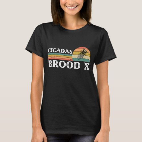 2021 Periodical Cicadas Swarm Cicada Brood X T_Shirt
