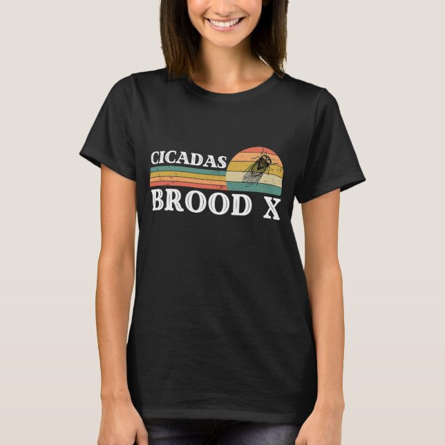 2021 Periodical Cicadas Swarm Cicada Brood X T-Shirt (Front)