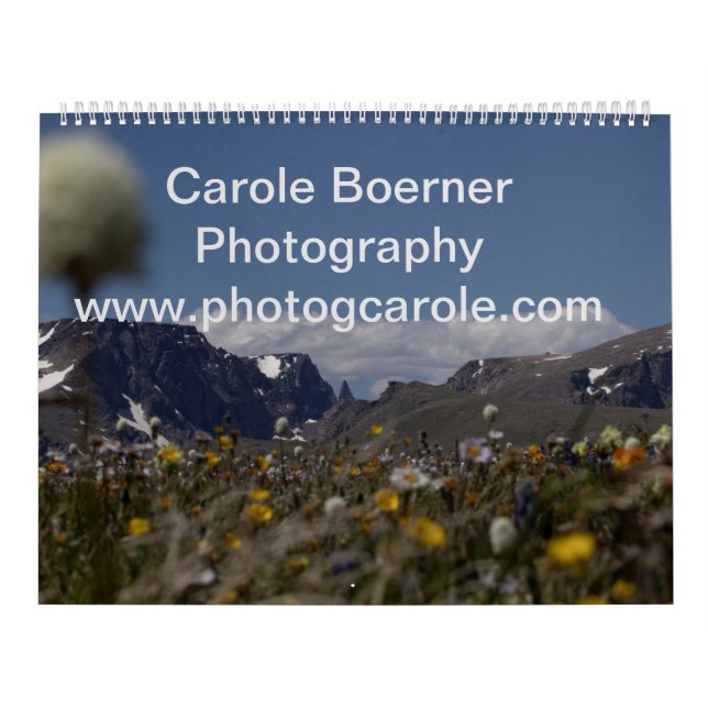 2021 Photo Calendar of Montana and Yellowstone NP (Cover)