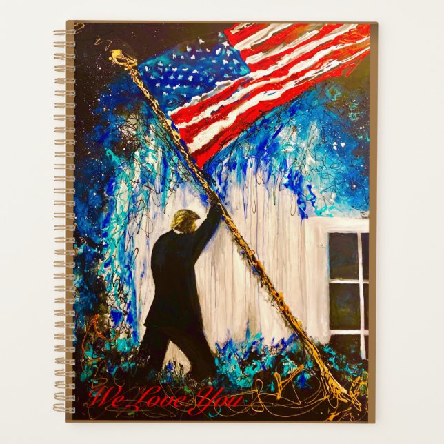 2021 President Trump Day Planner (Front)