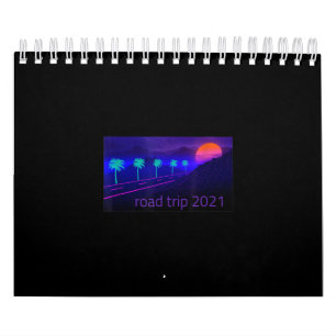 2021 Road Trip Travel Souvenir Camper Hiking Calendar