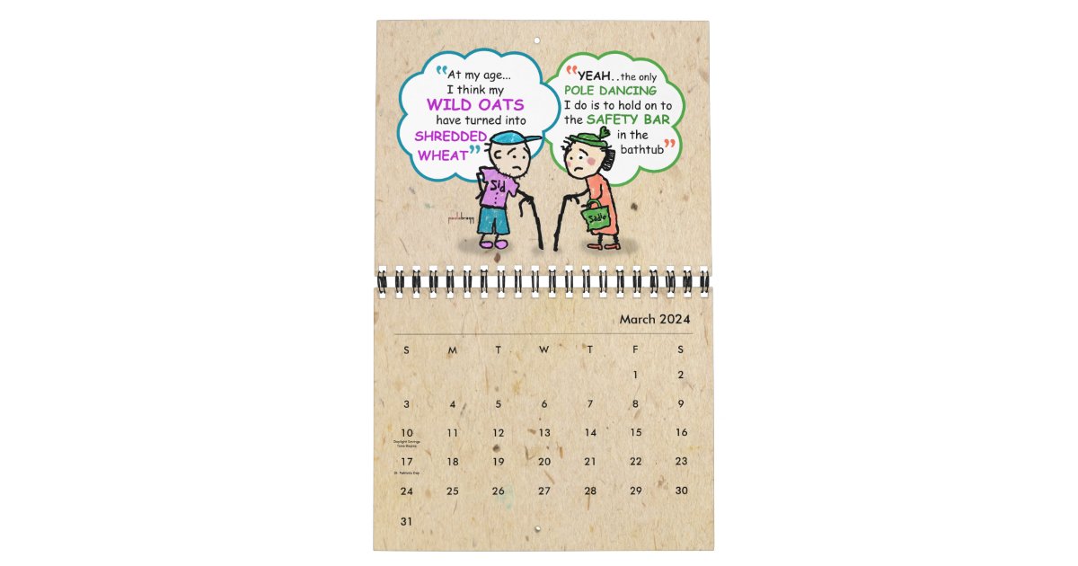2021 Seniors Retirement Funny Old Age Jokes Quotes Calendar Zazzle