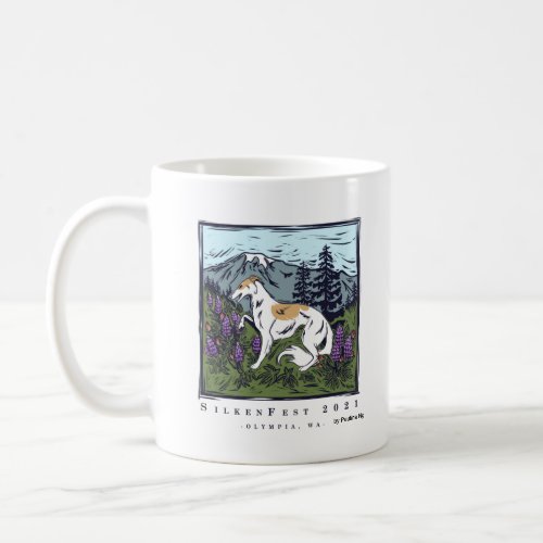 2021 Silken Windhounds Silkenfest Logo square Coffee Mug