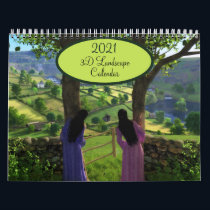 2021 Silverwebforge 3D Landscape Calendar