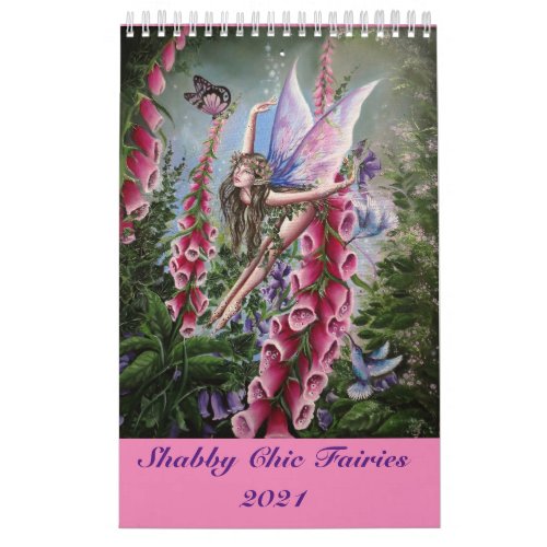 2021 small fairy calendar