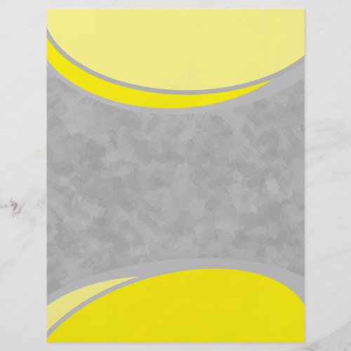 2021 Trends Yellow Gray Frame Flyer Background