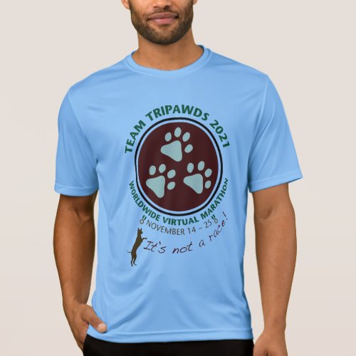 2021 Tripawds Marathon Performance T_Shirt