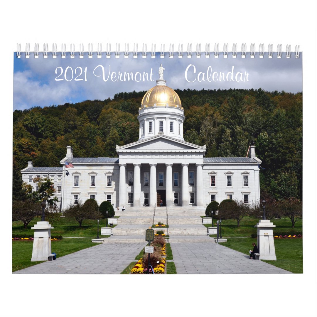 2021 Vermont Calendar Zazzle