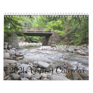 2021 Vermont - Calendar