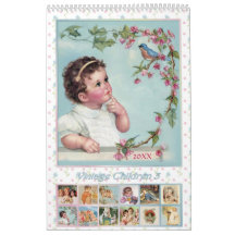 2021 Vintage Children Calendar 3