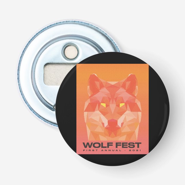 2021 Wolf Fest Bottle Opener (Front)